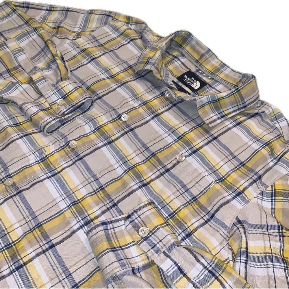 The North Face Men’s Plaid Button Down Collared Lumberjack Shirt Size XL